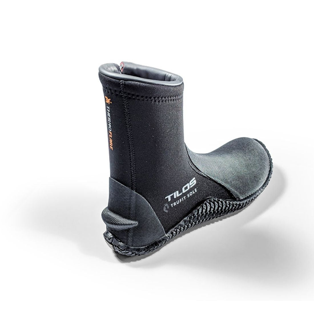 Tilos 5mm Titanium TruFit ThermoFlare Booties for Scuba Diving