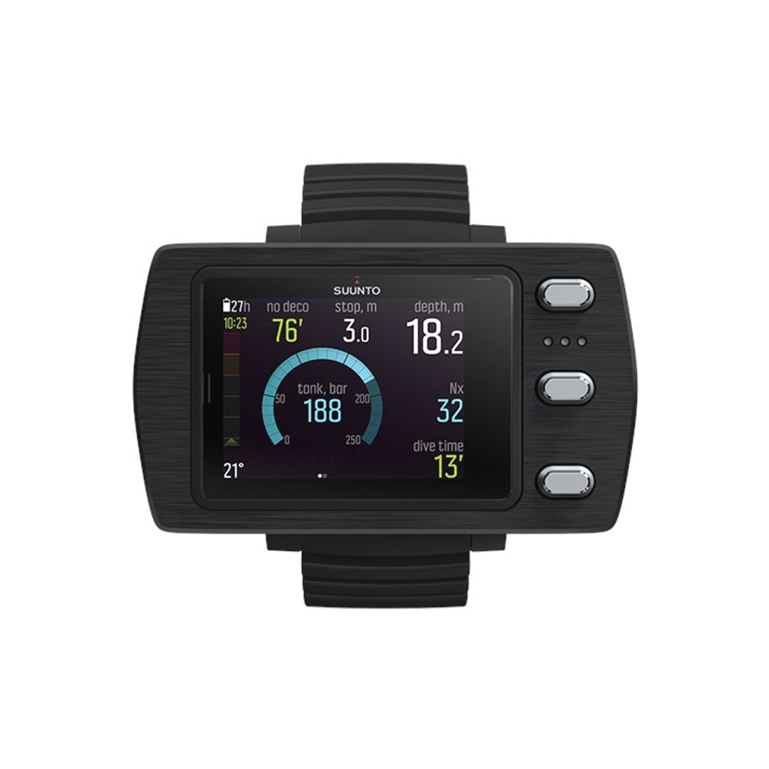 Suunto Eon Steel Black Diving Computer With Boot and USB