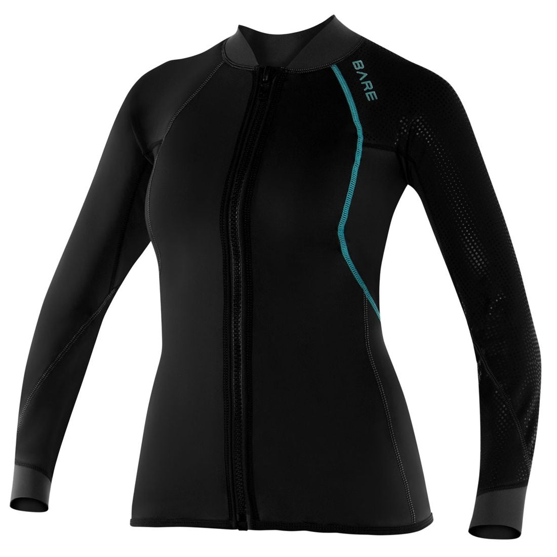 Bare Womens Exowear Front Zip Jacket Wet/Dry Undergarment