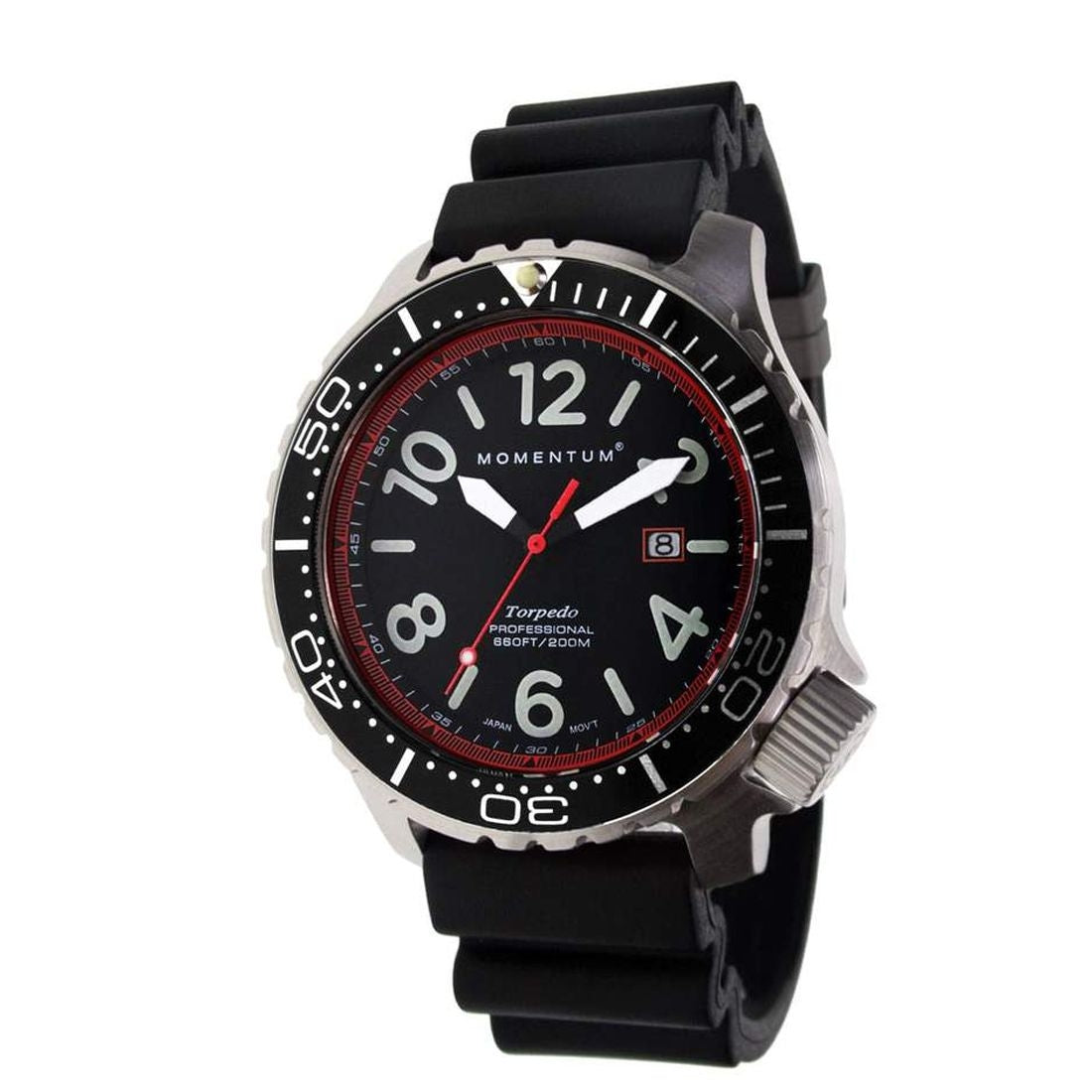 Momentum Torpedo Blast 44 Men's Watch with Rubber Dive strap