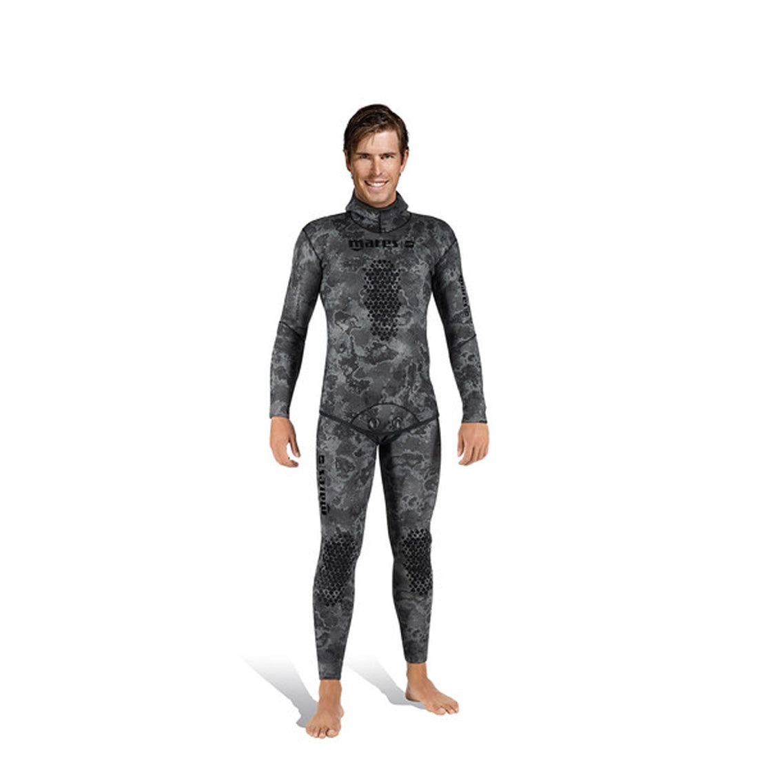 Mares 3mm Explorer Camo Black Spearfishing Camouflage Wetsuit - Top and Bottom