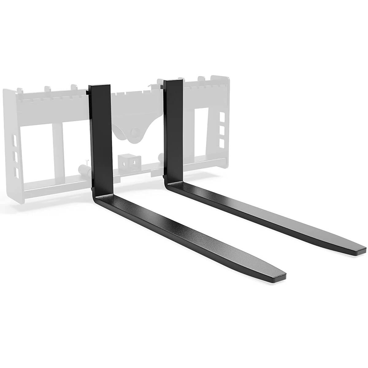 YITAMOTOR 48" Pallet Fork Blades, 4000lbs Capacity Forklift Blades for Tractors Loaders Skid Steer Attachment, 2 Packs