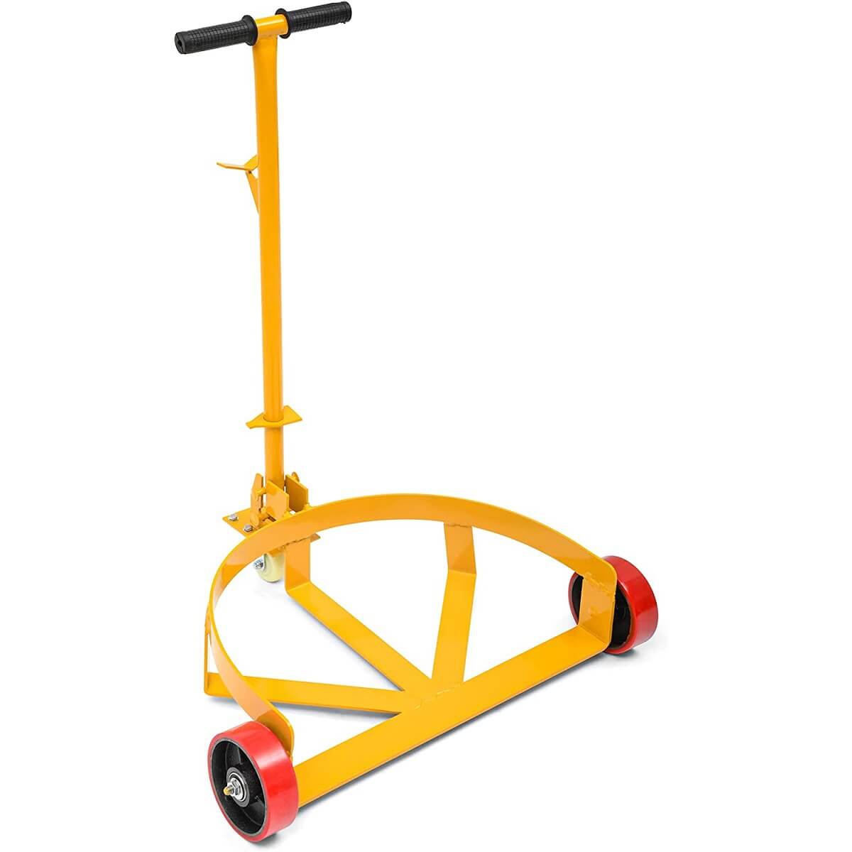 YITAMOTOR 55 Gallon Drum Dolly, 1200lbs Capacity Drum Cart, Oil Drum Cart with Bung Wrench Handle and Poly-on-Steel Wheels