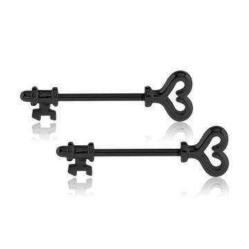 Blackline Skeleton Key Nipple Barbells