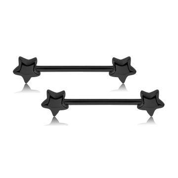 Blackline Star Nipple Barbells