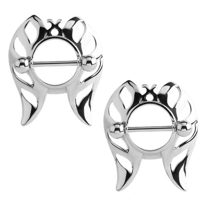 Stainless Butterfly Nipple Shields