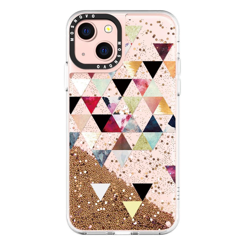 Fashion Marble Elements Glitter Phone Case - iPhone 13 Case