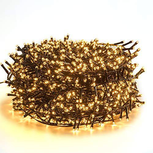 Christmas String Lights Waterproof with 8 Modes, 2 SIZE