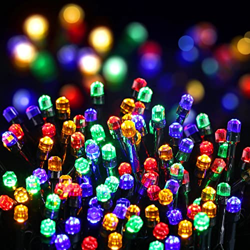 Multicolor String Lights Diamond Style Xmas Tree Lights 8 Modes, 328FT 1000 LED