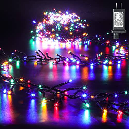 760 LEDs 25FT Firecrackers Lights with 8 Modes Decor Fairy Lights, UL Certified (2 COLOR)