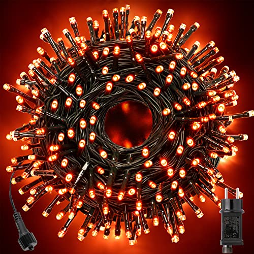 20M Christmas Garland Lights Orange