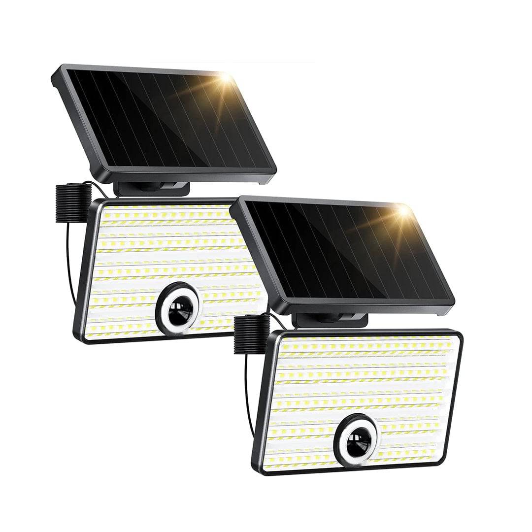 120°Wide Angle Illumination 85 LEDs Outdoor Solar Sensor Motion Flood Lights