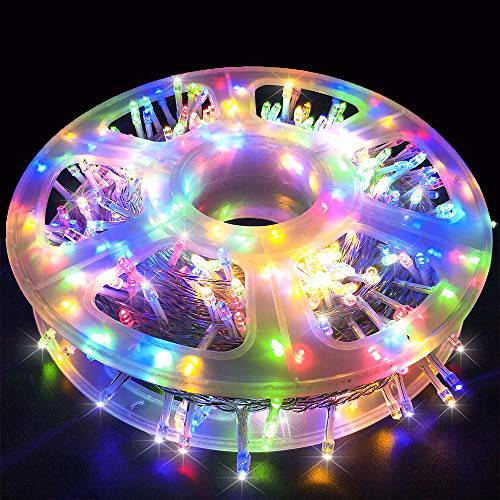 165ft Multicolor Plug-in String Lights with 8 Modes for Xmas Decor(500 LEDs)