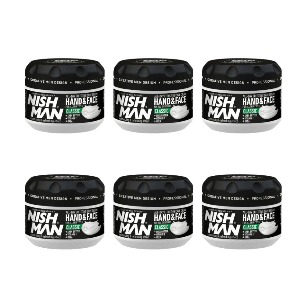 Nishman Hand & Face Cream Classic 10.1 oz / 300 ml - 6 Pack