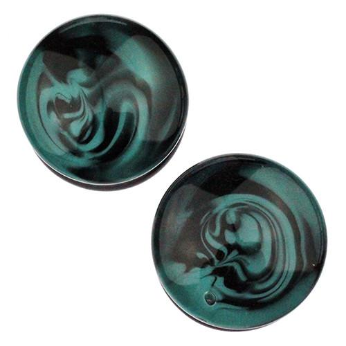 Marbled Plugs by Glasswear Studios