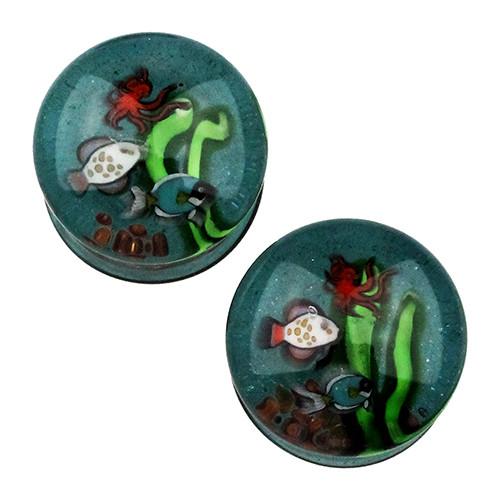 Aquarium Plugs by Glasswear Studios