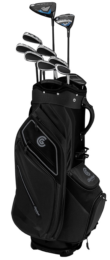 Cleveland Golf Launcher Halo Complete Set With Cart Bag Graphite Reg Flex