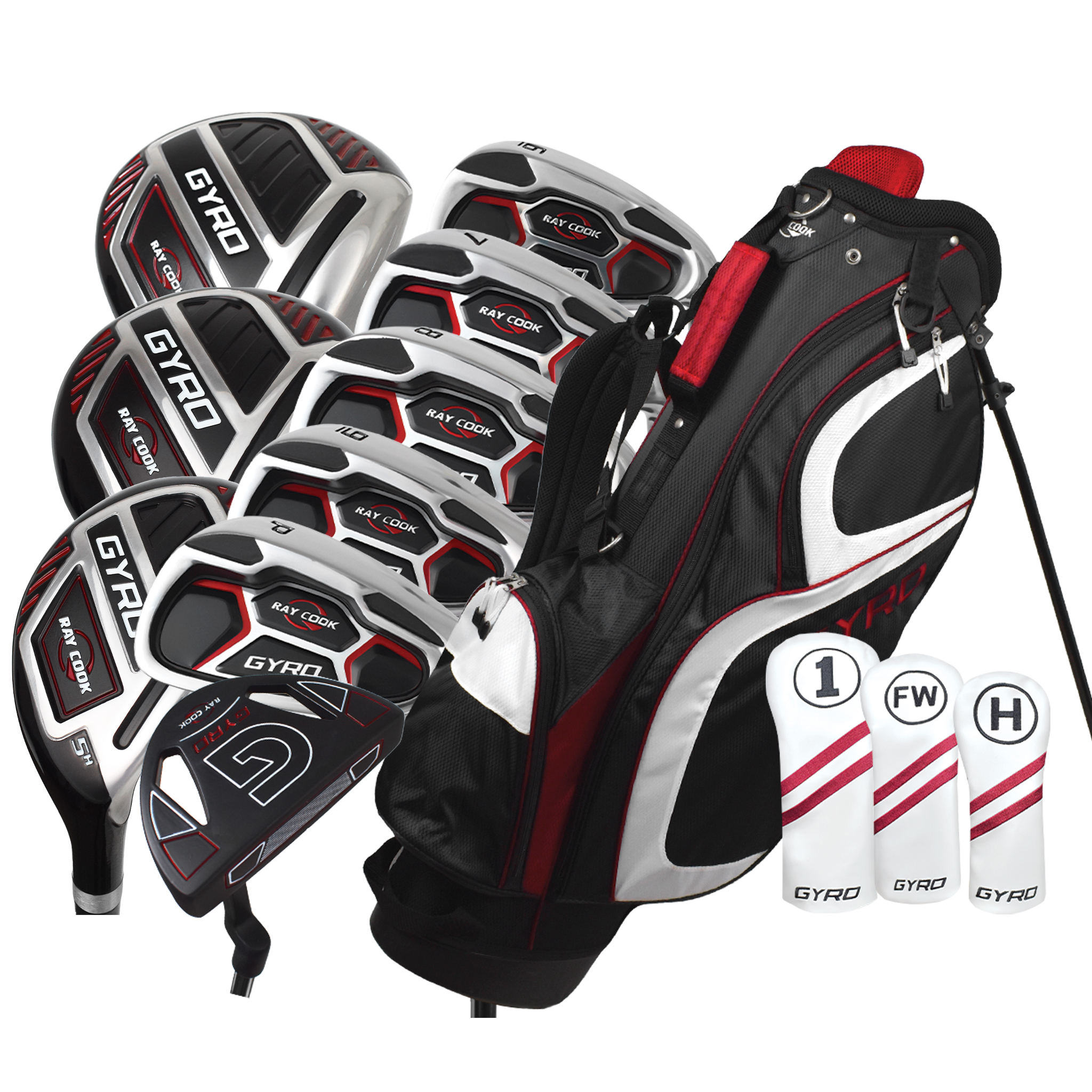 Ray Cook Golf Gyro Complete Set With Bag Uniflex