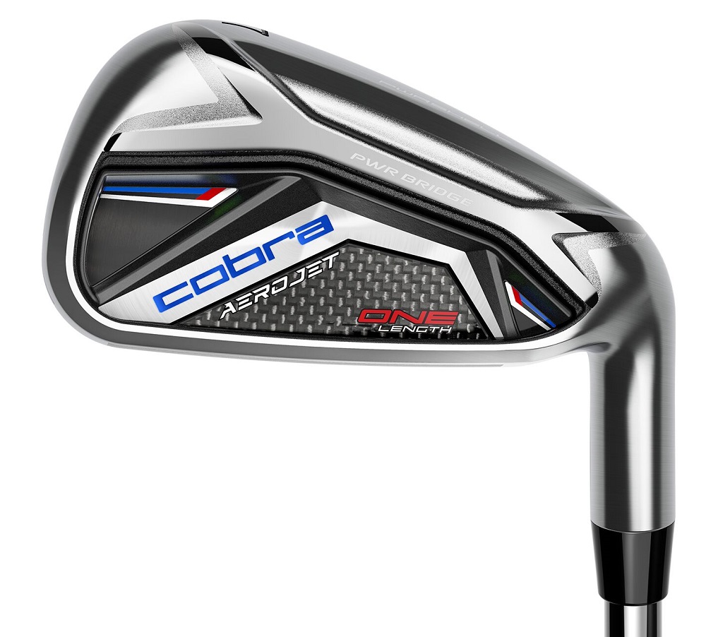 Cobra Golf Aerojet One Combo Irons 5H, 6-PW/GW Senior Flex [KBS PGI]