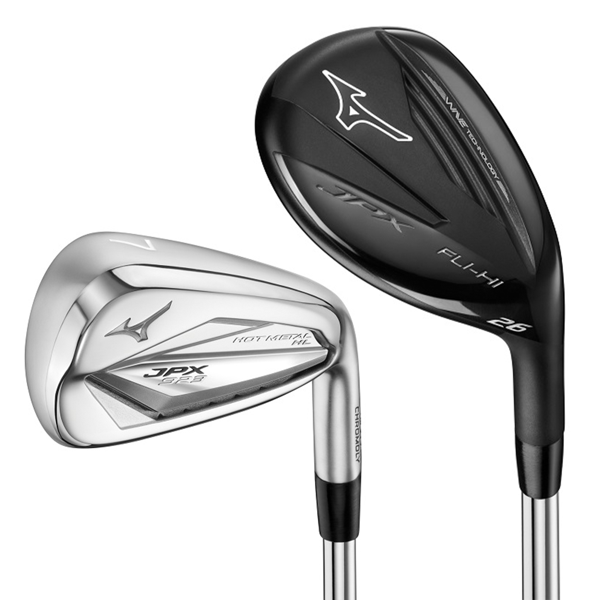 Mizuno Golf JPX 923 Hot Metal HL Combo Irons #4,#5 Hybrids, 6-PW/GW Senior Flex (Graphite)