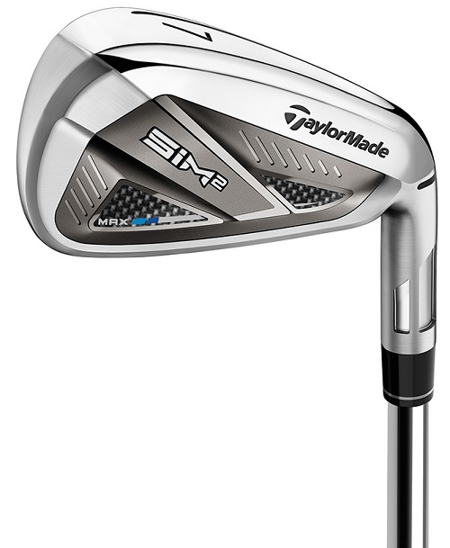 TaylorMade Golf SIM2 Max Irons 5-PW/AW Senior Flex (Graphite)