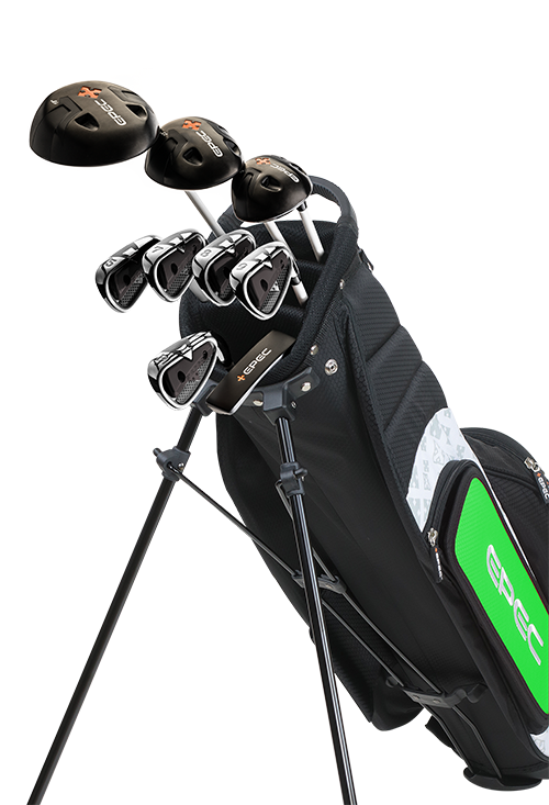 Epec Golf- EPEC Junior Set 1 Small 9 Piece Black/Green [42"-44"]