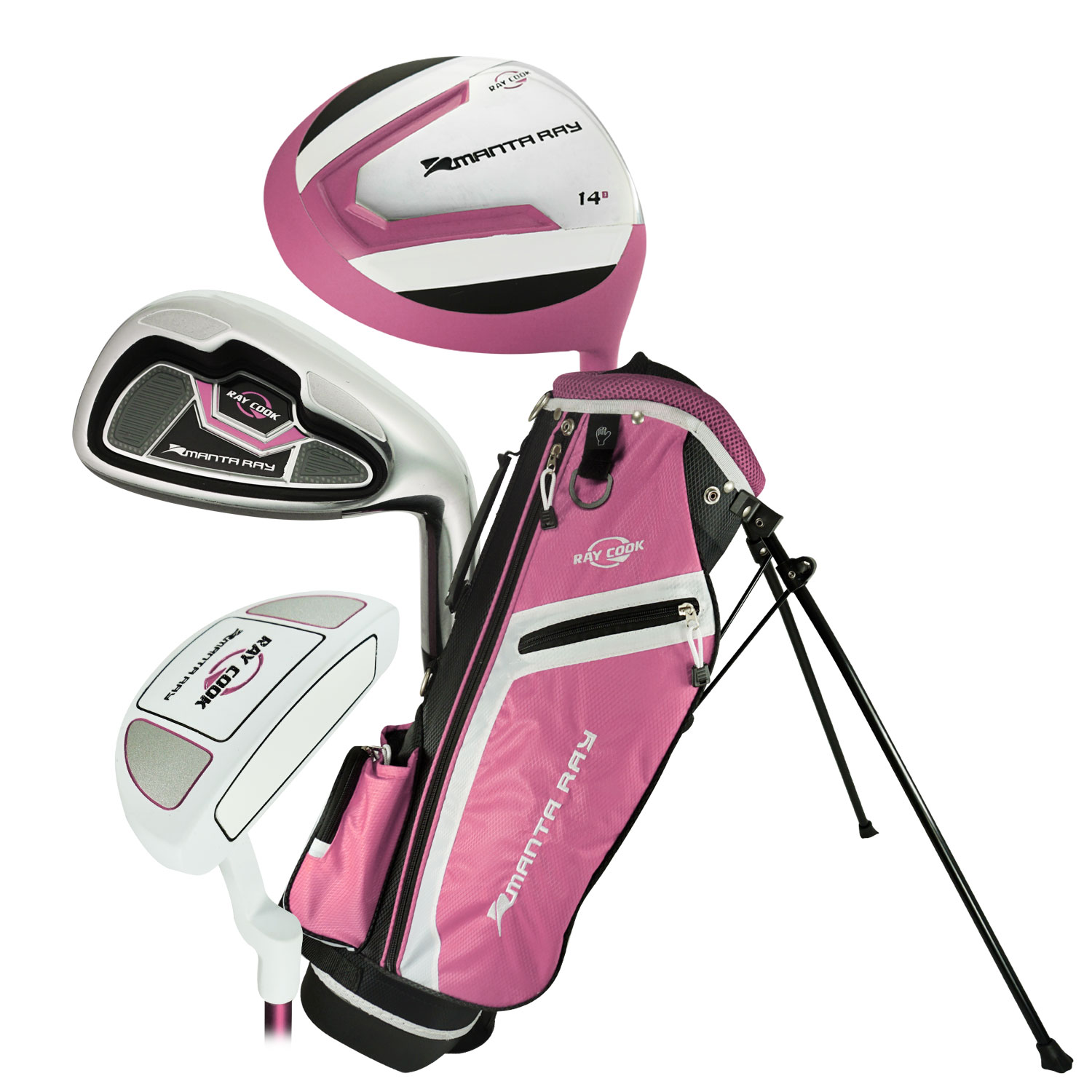 Ray Cook Golf Manta Ray 5 Piece Girls Junior Set With Bag (Ages 3-5)