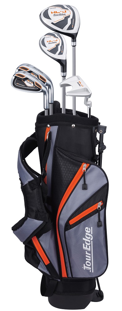 Tour Edge Golf HL-J 2X1 6 Piece Junior Set Orange Ages 5-8 [46"-52"]