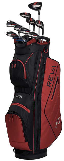 Callaway Golf Ladies REVA 11-Piece Complete Set With Bag Red