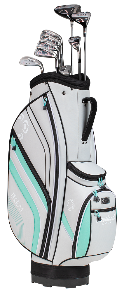 Cleveland Golf Ladies 2023 Bloom Complete Set with Bag [Gray/Blue]