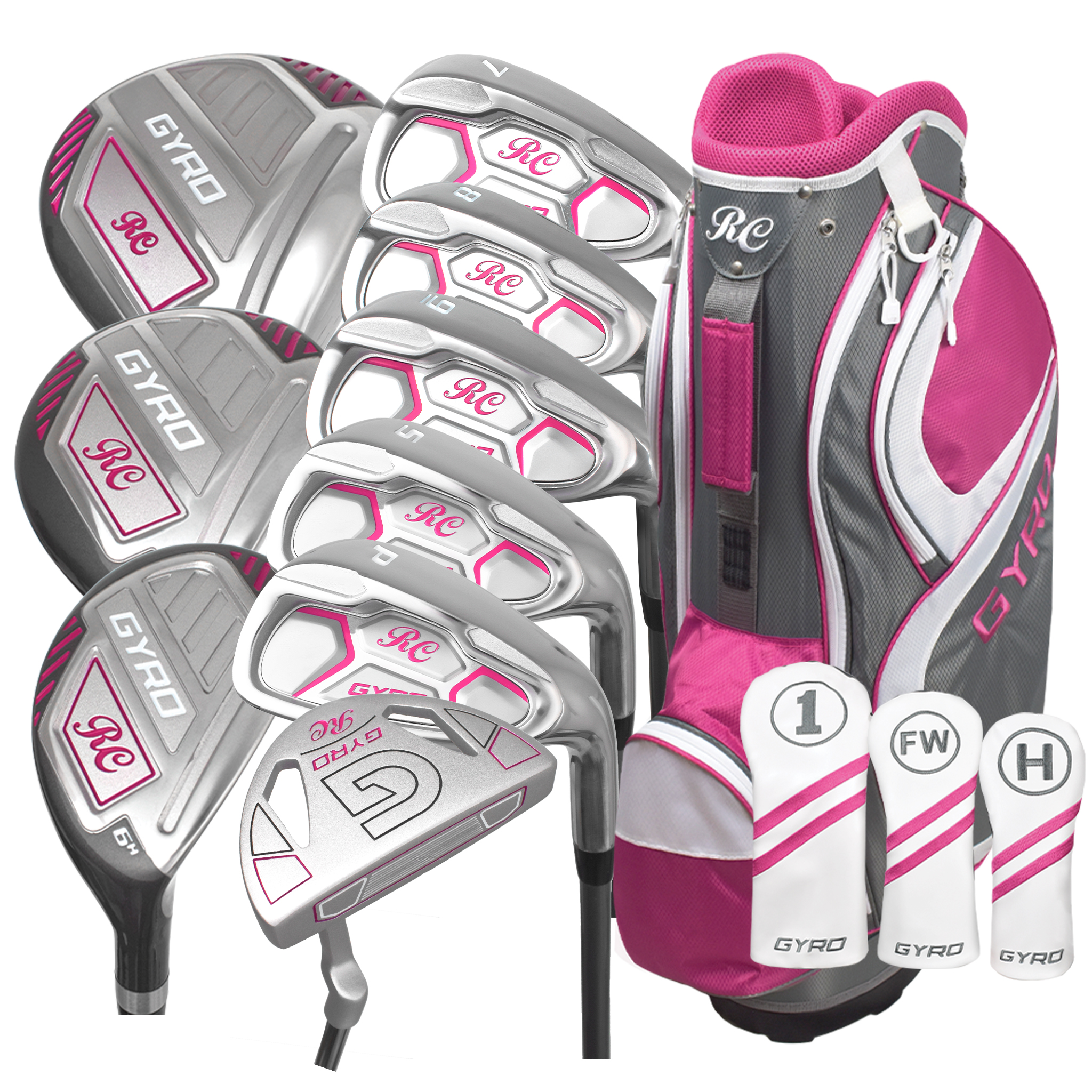 Ray Cook Golf 2023 Ladies Gyro Complete Set With Bag Ladies Flex