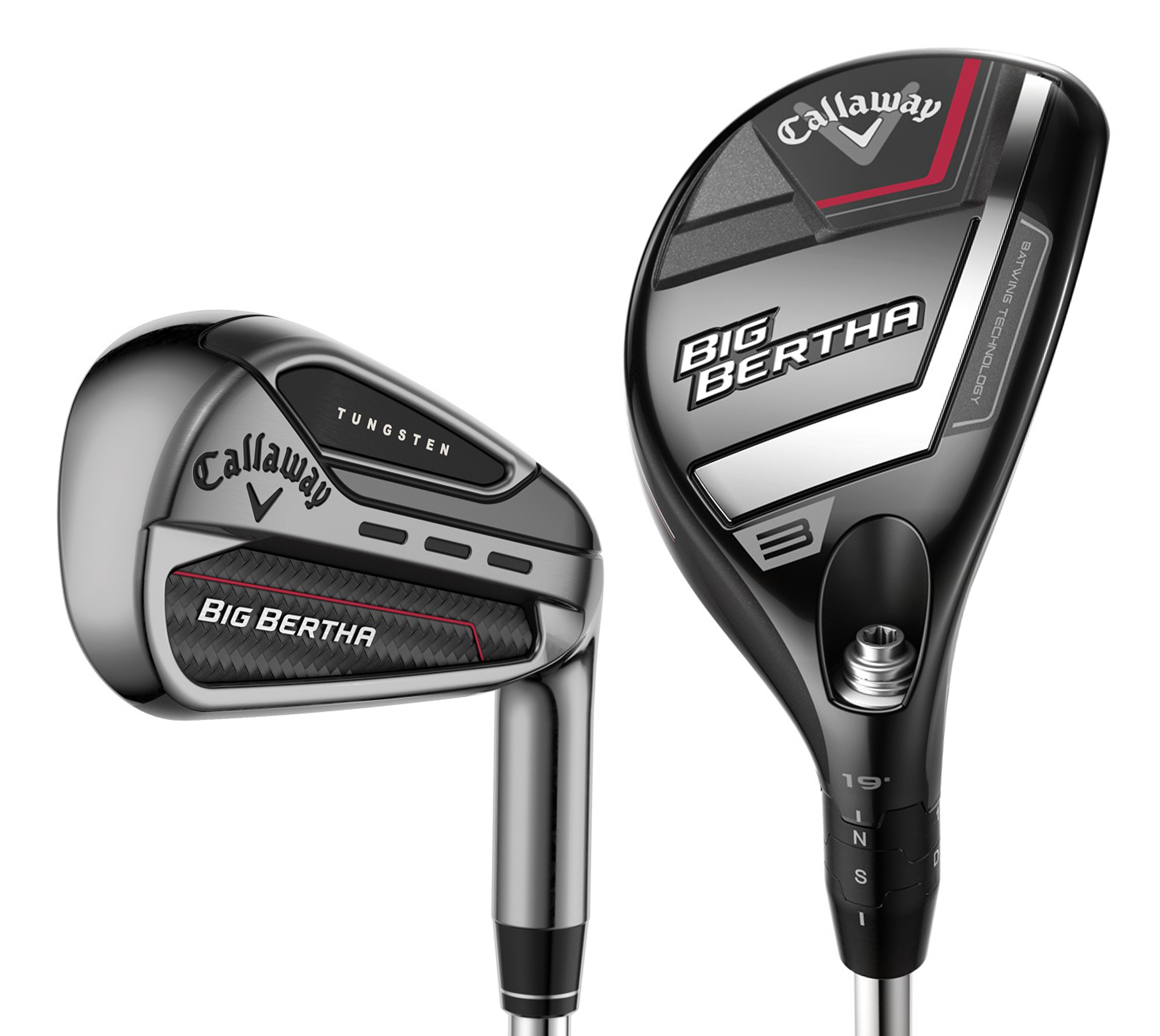 Callaway Golf LH 2023 Big Bertha Combo Irons #5,#6 Hybrids, 7-PW/AW Regular Flex Left Handed