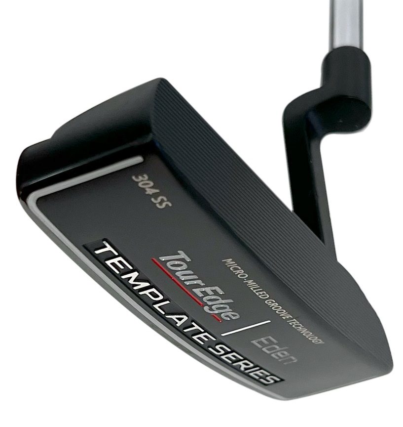 Tour Edge Golf LH Template Series Black Eden Putter 34" [Lamkin Pistol] Left Handed