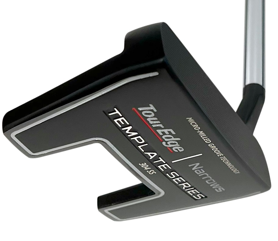 Tour Edge Golf LH Template Series Black Narrows Putter 34" [Lamkin Pistol] Left Handed