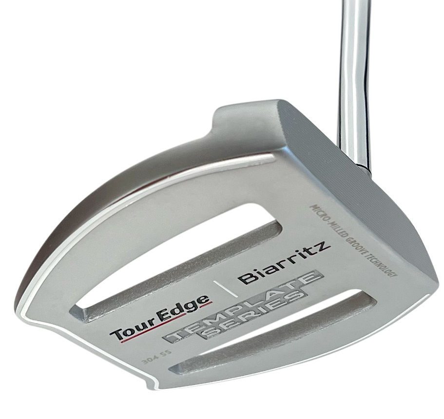 Tour Edge Golf Template Series Silver Biarritz Putter 35"