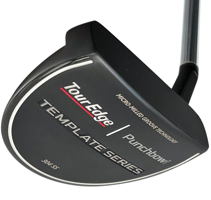 Tour Edge Golf Template Series Black Punch Bowl Putter 34"