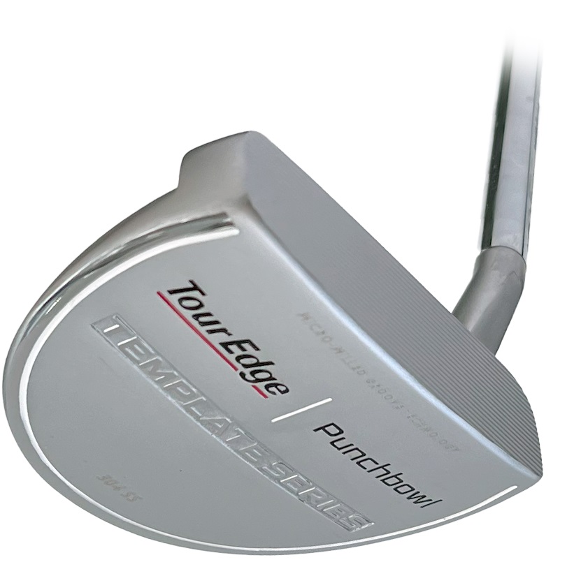 Tour Edge Golf Template Series Silver Punch Bowl Putter 34"