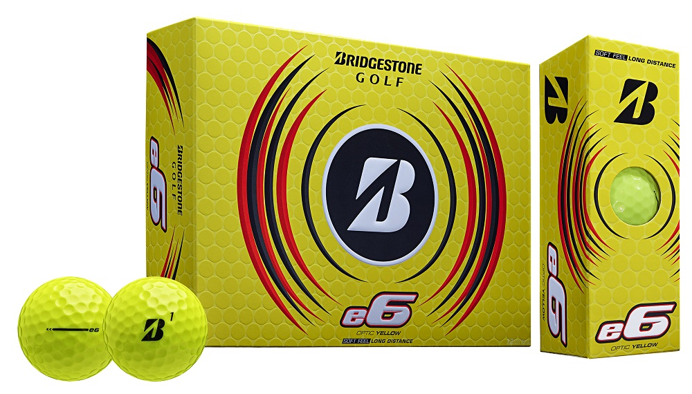 Bridgestone 2023 e6 Golf Balls Yellow 1-Dozen