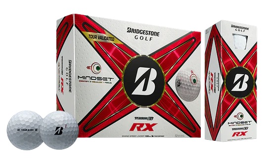 BridgestoneGolf 2024 Tour B RX Mindset Golf Balls *1-Dozen* White