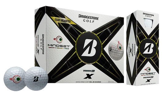 BridgestoneGolf 2024 Tour B X Mindset Golf Balls *1-Dozen* White