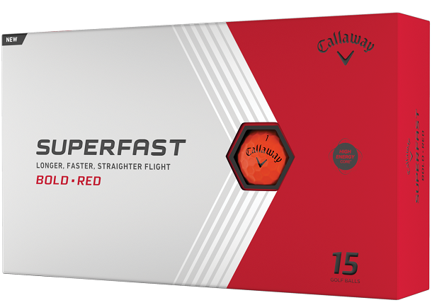 Callaway Superfast Golf Balls [15-Ball] Red