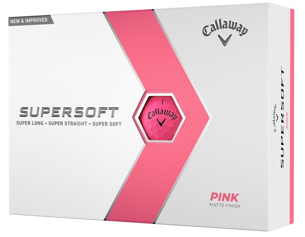 Callaway Golf 2023 Supersoft Golf Balls *1-Dozen* [Pink]