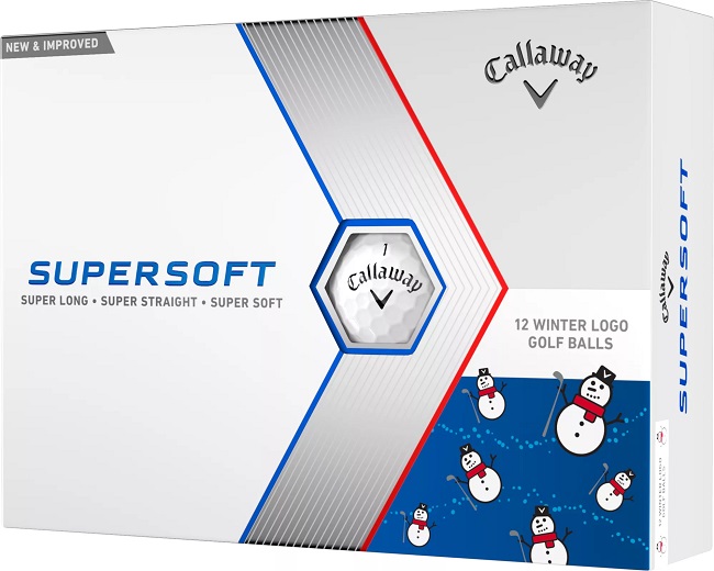 Callaway Supersoft Winter Snowman Golf Balls Winter Snowman White