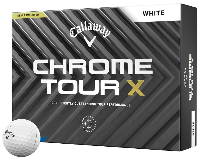 Callaway Golf 2024 Chrome Tour X Golf Balls *1-Dozen* [White]