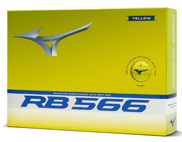 Mizuno 2023 RB 566 Golf Balls 1-Dozen Yellow