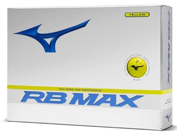 Mizuno RB Max Golf Balls 1-Dozen Yellow