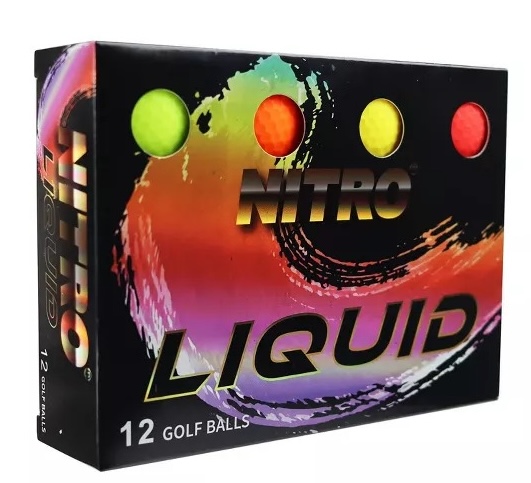 Nitro Liquid Golf Balls 1-Dozen Multi