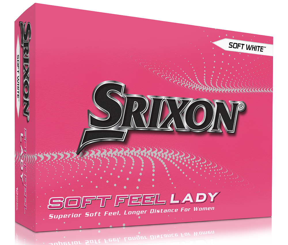 Srixon Golf Lady Soft Feel 8 Golf Balls 1-Dozen *White*