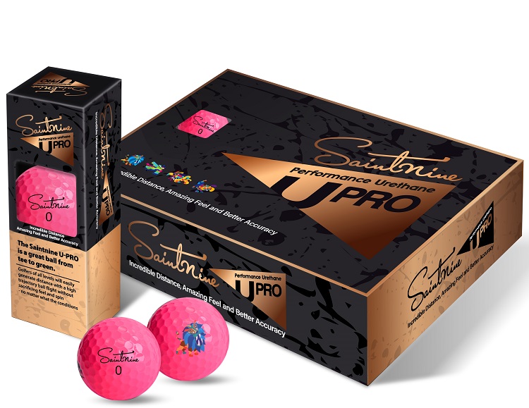 Saintnine Ladies U-Pro Alignment Golf Balls Pink