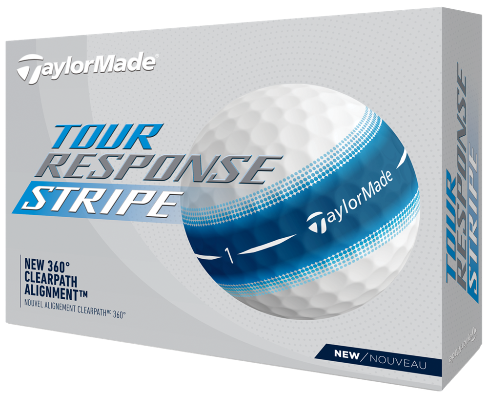 TaylorMade Tour Response Stripe Golf Balls Blue